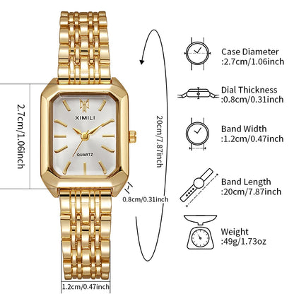 Rectangle Dial Women's Watch