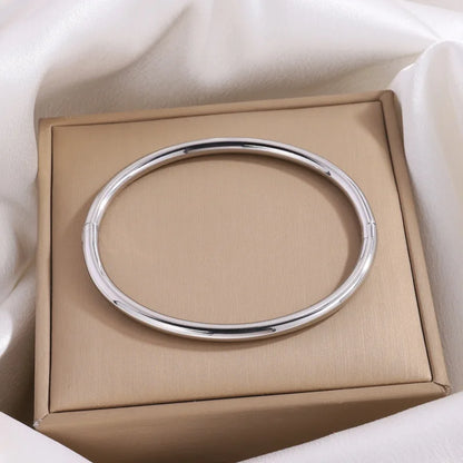 Waterproof Stainless Steel Cuff Bracelet for Women