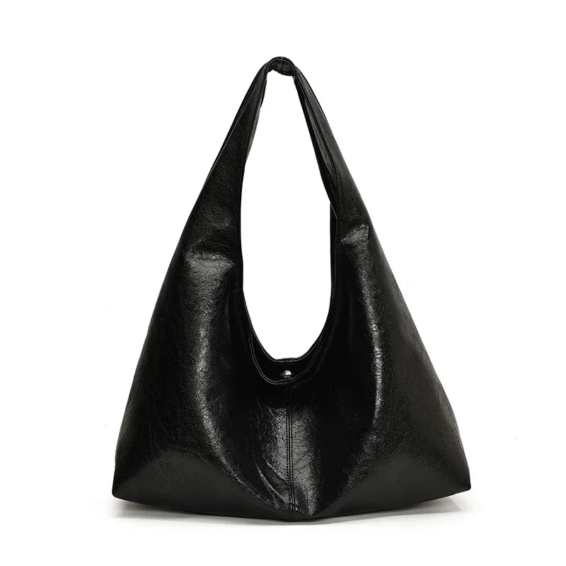 Luxe PU Leather Hobo Bag – Winter 2025 Edition