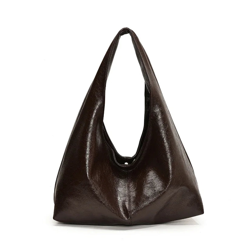 Luxe PU Leather Hobo Bag – Winter 2025 Edition